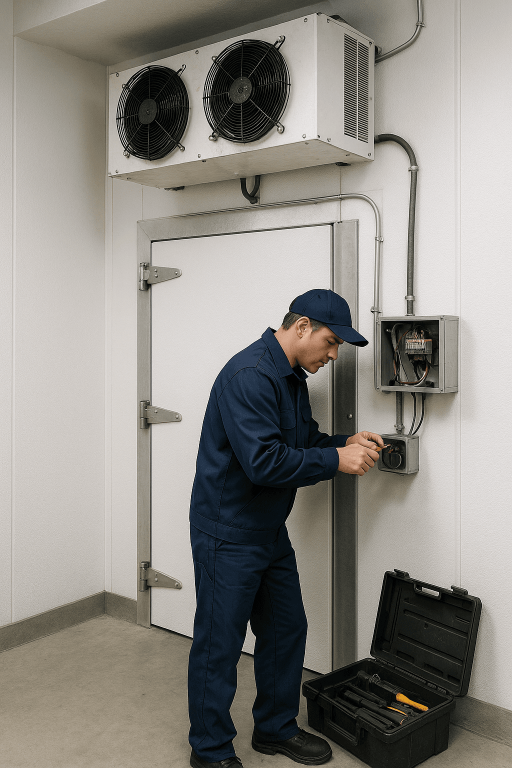 Servicio tecnico correctivo en cuarto frio